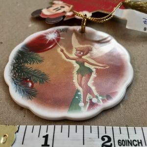 💚Vintage Disney Store 1999 TINK Porcelain Orn.
